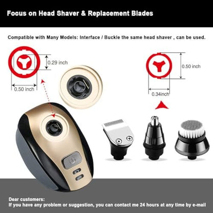 Universal Head Shaver Parts Compatible with Freedom Bird Shaver & Other Brands - SOLASKY Avelisse