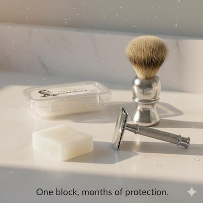 Herbs Botanica Alum Block for Shaving – Natural Aftersave Stone for Men, Stops Bleeding from Nicks & Cuts, 3.5 oz