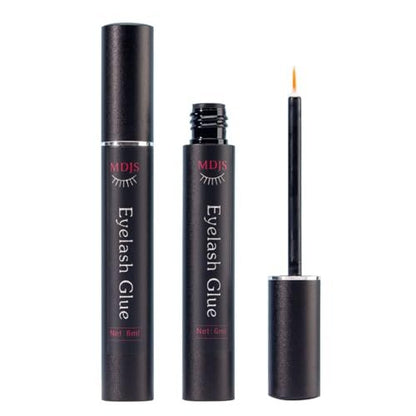 A9-h-b Single Tip False Eyelash Glue - Black Latex Free Eyelash Adhesive, Natural & Durable 6ml White