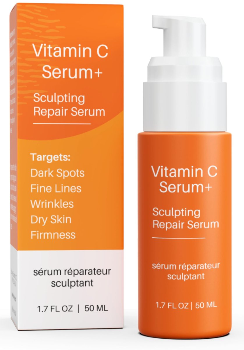 LeVaye Vitamin C Serum – Anti-Aging Face Serum with 15% Vitamin C, Ferulic Acid, Niacinamide, Hyaluronic Acid, Peptides, Ceramides – Targets Wrinkles, Fine Lines, Dark Spots, Enlarged Pores, Dry Skin Avelisse