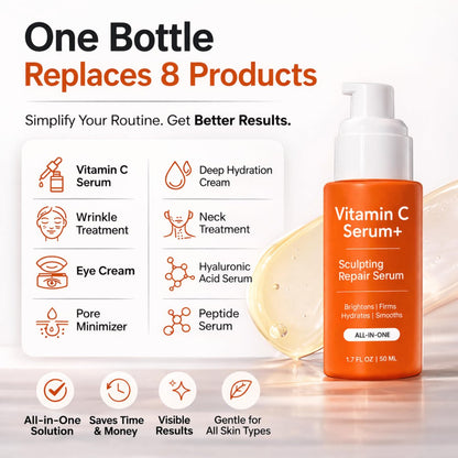 LeVaye Vitamin C Serum – Anti-Aging Face Serum with 15% Vitamin C, Ferulic Acid, Niacinamide, Hyaluronic Acid, Peptides, Ceramides – Targets Wrinkles, Fine Lines, Dark Spots, Enlarged Pores, Dry Skin Avelisse