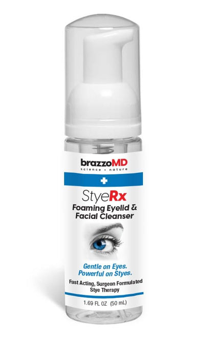 brazzoMD Stye Relief Foaming Cleanser – Soothing & Moisturizing for Styes and Chalazion – 1.69 fl oz (50 mL) Avelisse