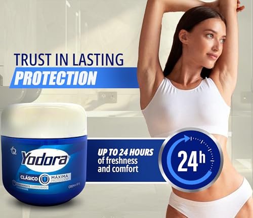 Classic Deodorant Yodoraa – Pack of 60g & 32g – Maximum Protection, Imported from Colombia Avelisse