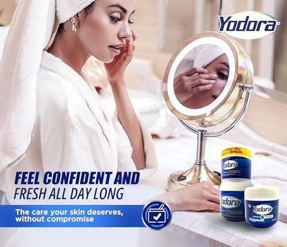 Classic Deodorant Yodoraa – Pack of 60g & 32g – Maximum Protection, Imported from Colombia Avelisse