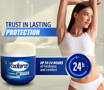 Classic Deodorant Yodoraa – Pack of 60g & 32g – Maximum Protection, Imported from Colombia Avelisse