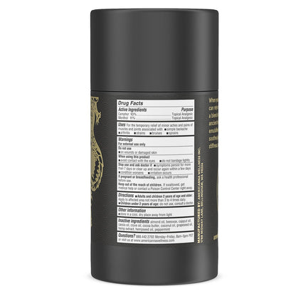 Americanna Wellness Dragon Balm 3.4oz Roll-Up EXTRA Black – Premium Moisturizing Body Butter Avelisse