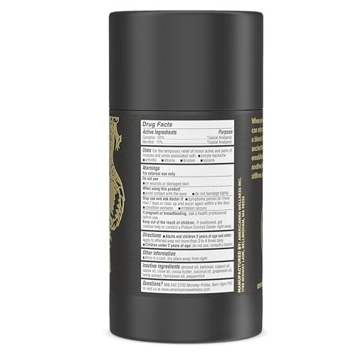 Americanna Wellness Dragon Balm 3.4oz Roll-Up EXTRA Black – Premium Moisturizing Body Butter Avelisse