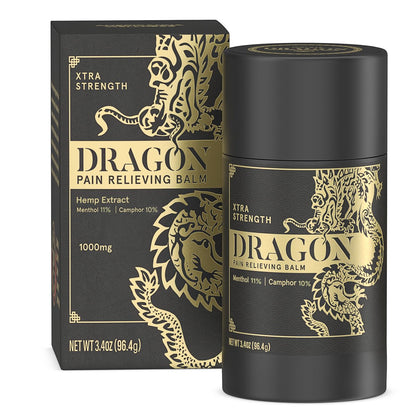 Americanna Wellness Dragon Balm 3.4oz Roll-Up EXTRA Black – Premium Moisturizing Body Butter Avelisse