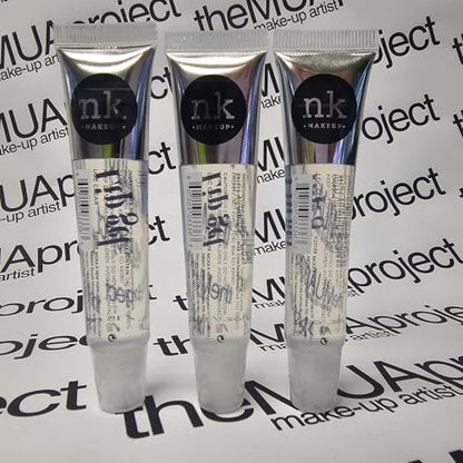 The Make-Up Artist Project 3 Pack Clear Lip Gels - Hydrating Lip Gloss with Vitamin E, Super Glossy & Thick Finish