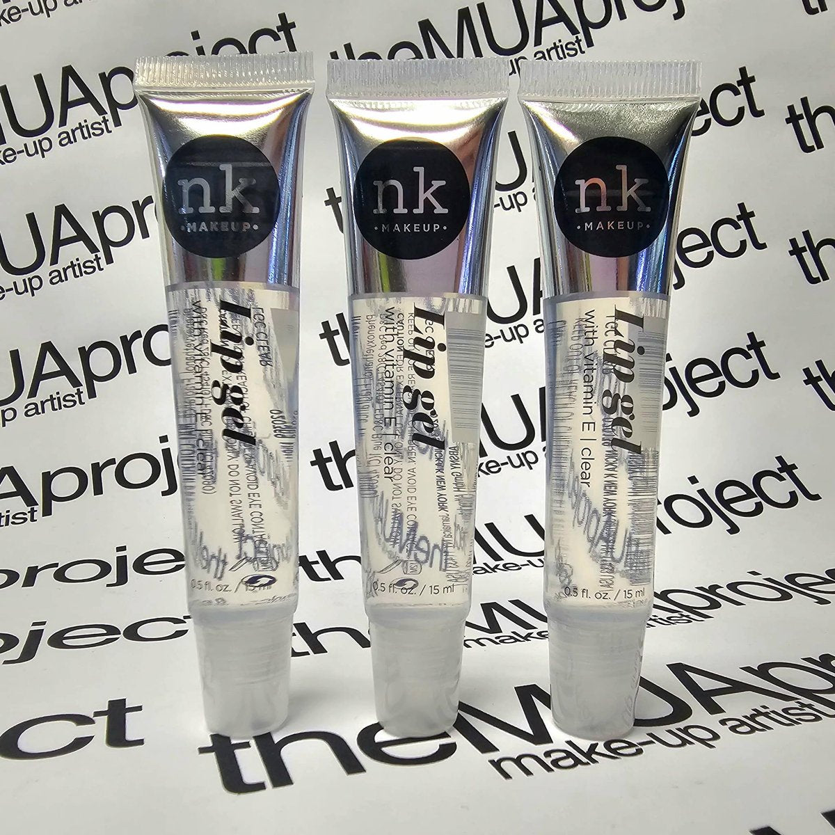 The Make-Up Artist Project 3 Pack Clear Lip Gels - Hydrating Lip Gloss with Vitamin E, Super Glossy & Thick Finish - görsel 1
