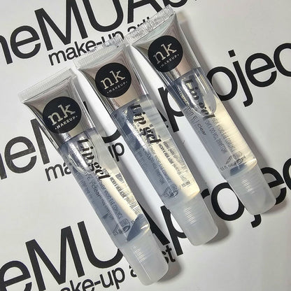 The Make-Up Artist Project 3 Pack Clear Lip Gels - Hydrating Lip Gloss with Vitamin E, Super Glossy & Thick Finish