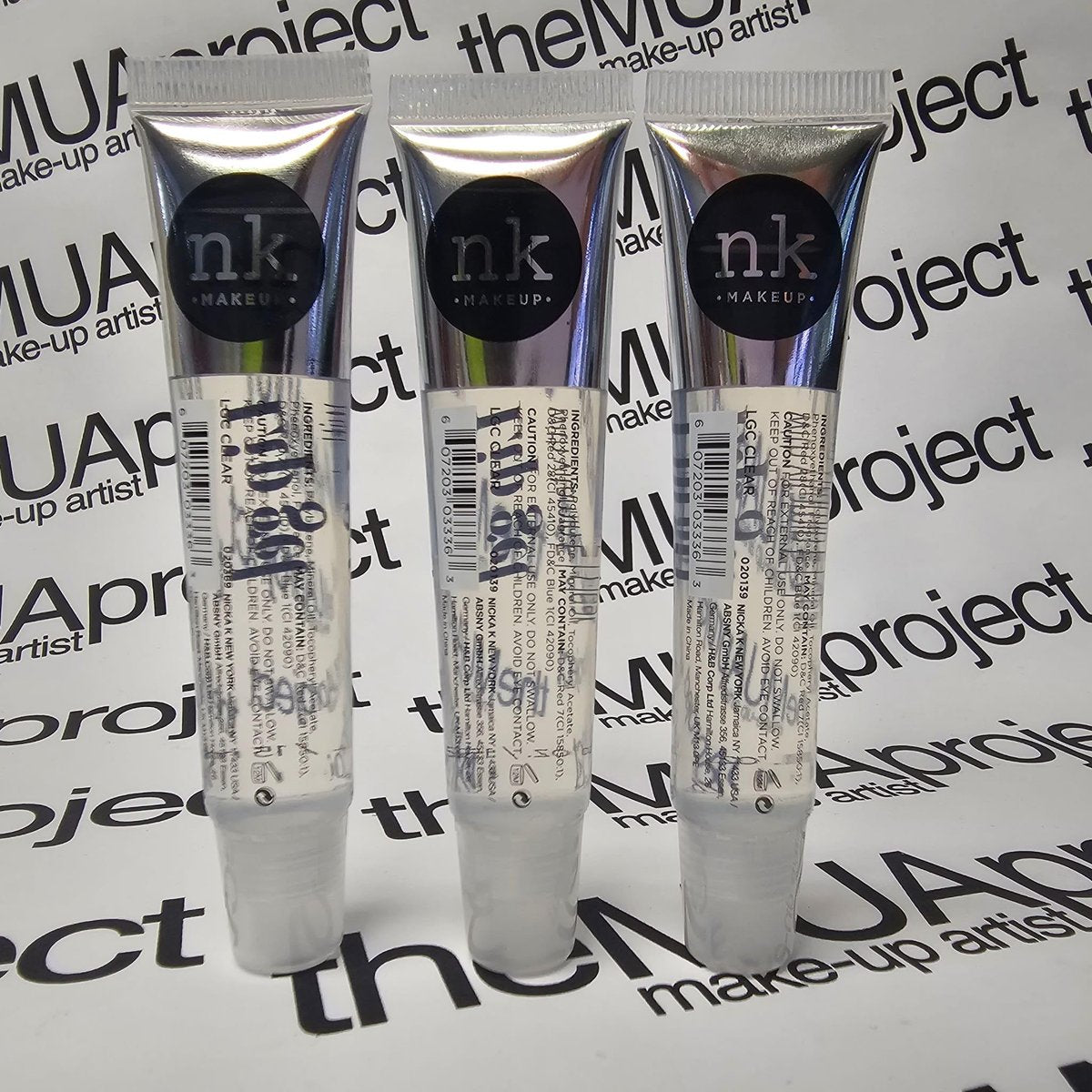 The Make-Up Artist Project 3 Pack Clear Lip Gels - Hydrating Lip Gloss with Vitamin E, Super Glossy & Thick Finish - görsel 5