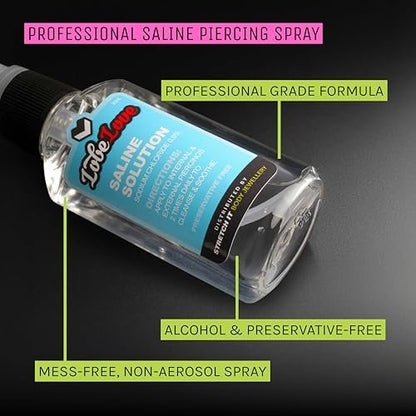 Stretch It - Ear Stretching Aftercare Trio: LobeLove Balm, Jojoba Oil & Saline Spray Avelisse