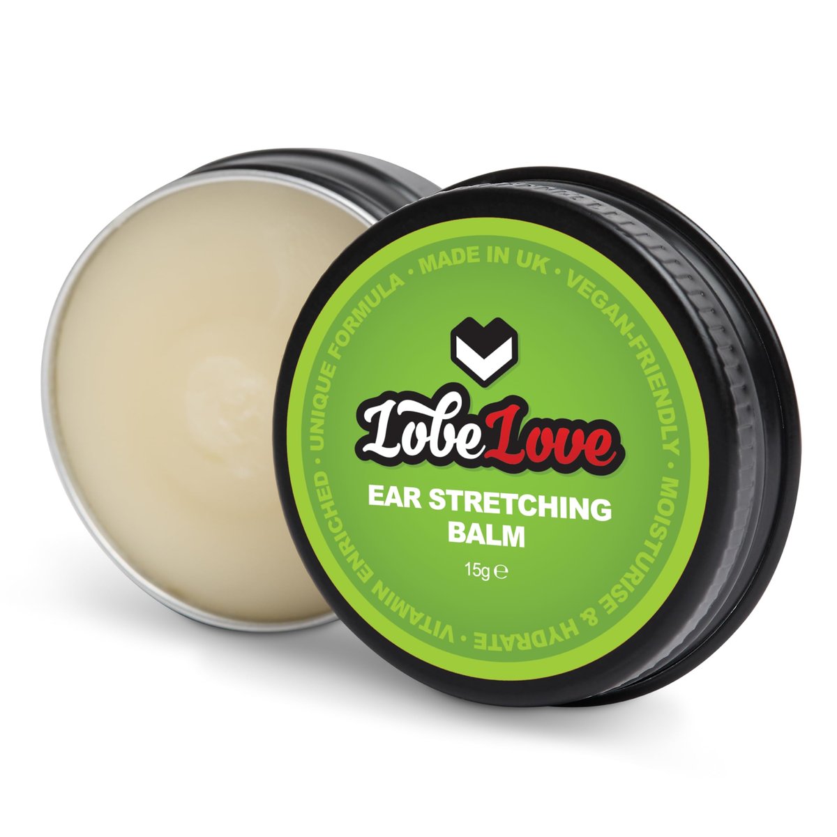 Stretch It Premium Ear Stretching Balm (15g) – Jojoba, Castor & Apricot Kernel Oil with Vitamin E for Healthy Stretched Earlobes Avelisse