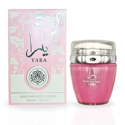 LATTAFA YARA Hand & Body Lotion 45ML (1.53 OZ) - Ultra Moisturizing, Skin-Nourishing, Sweet Fragrance Avelisse