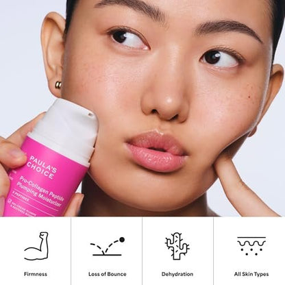 Paula's Choice Pro-Collagen Peptide Plumping Face Moisturizer – Daily Gel Cream for Deep Hydration, Wrinkles & Firmness, Fragrance-Free, 1.7 oz Avelisse