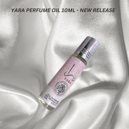 Lattafa Yara Roll-On Perfume Oil - 0.34 Fl Oz (Pack of 12) - Long-Lasting Concentrated Fragrance Avelisse