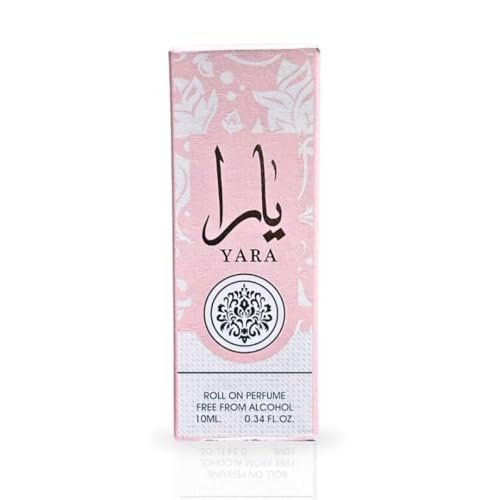 Lattafa Yara Roll-On Perfume Oil - 0.34 Fl Oz (Pack of 12) - Long-Lasting Concentrated Fragrance Avelisse