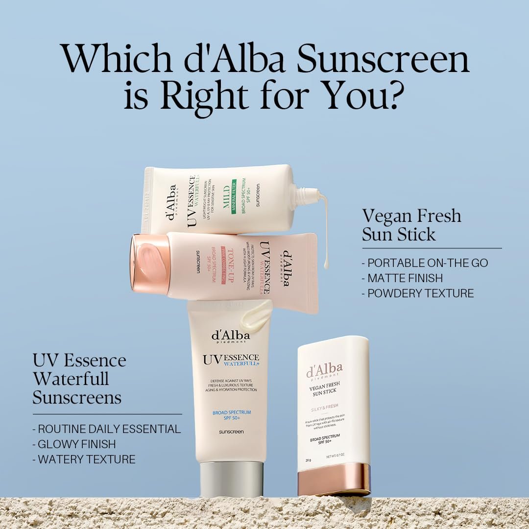 d'alba Piedmont Air Fit Fresh Sun Stick SPF 50+ - Non-Sticky, Vegan Sun Protection for On-the-Go Face - görsel 15