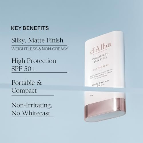 d'alba Piedmont Air Fit Fresh Sun Stick SPF 50+ - Non-Sticky, Vegan Sun Protection for On-the-Go Face - görsel 10