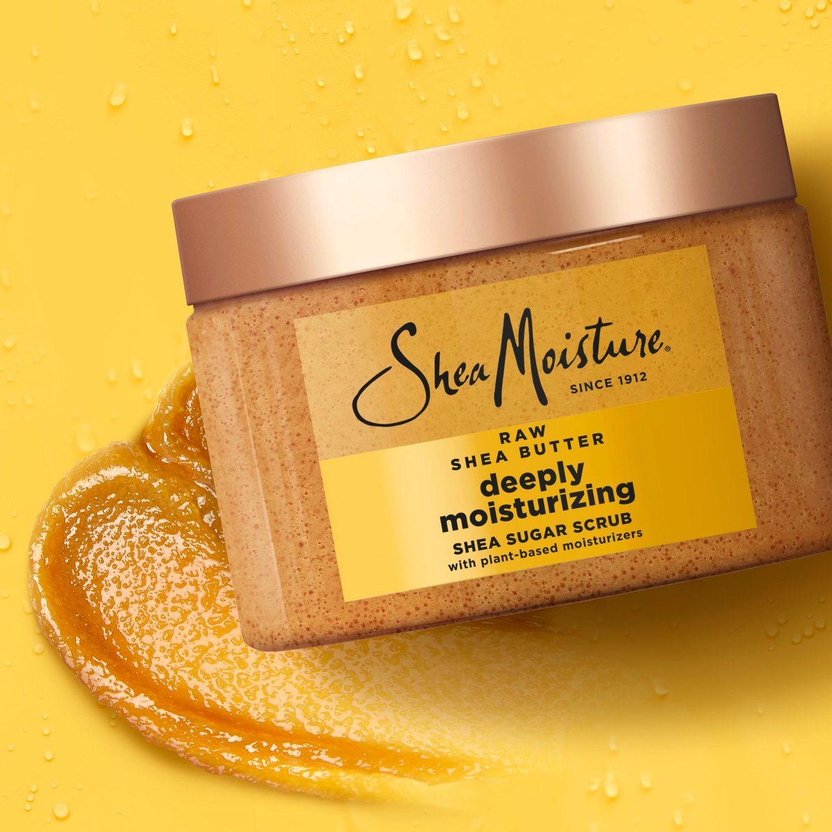 SheaMoisture Shea Sugar Body Scrub for Dry Skin – Raw Shea Butter Deeply Moisturizing Exfoliator, 12 oz Avelisse