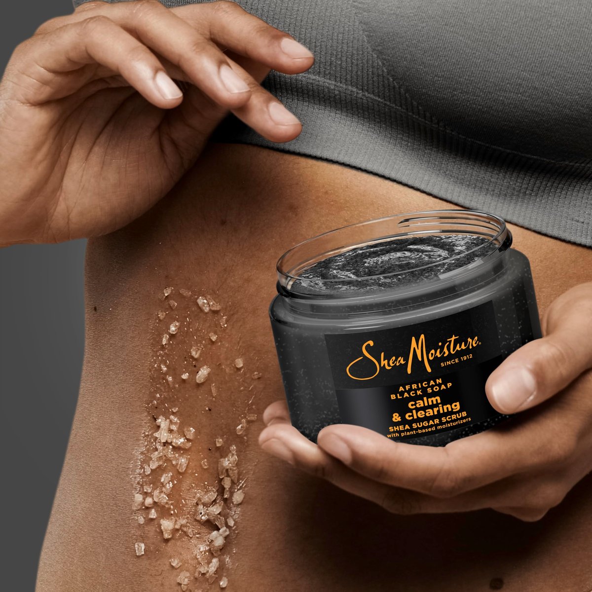 SheaMoisture Sugar Body Scrub African Black Soap for Healthy, Glowing Skin – 12 oz - görsel 9