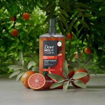 Dove Men+Care Moisturizing Body Wash Blood Orange & Sage 26 oz - Sulfate & Paraben Free