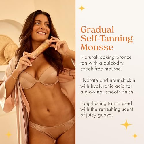 Kopari Gradual Self-Tanning Mousse with Hyaluronic Acid – Natural, Streak-Free Body Tan Avelisse