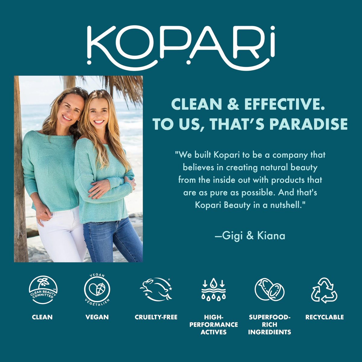 Kopari PURE PROTECT 100% Mineral Sunscreen Stick SPF 50+ - Clear Zinc Oxide Face and Body Sunscreen with Hydrating Argan Oil & Shea Butter, Sheer Finish, Ultra-Portable for Easy Reapplication Avelisse