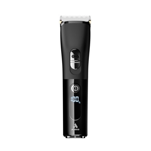 Andis Envision Cordless High-Speed Hair Clipper - 21-Piece Kit, Adjustable Blade, LED Display, Black Avelisse