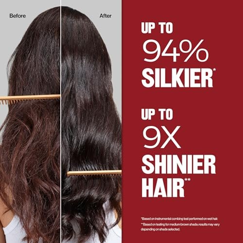 Revlon ColorSilk with Bond Repair Complex Permanent Hair Color - 45 Bright Auburn, 3 Pack, Ammonia Free Avelisse