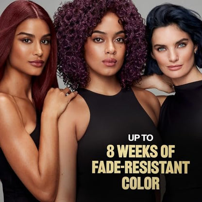 Revlon ColorSilk with Bond Repair Complex Permanent Hair Color - 45 Bright Auburn, 3 Pack, Ammonia Free Avelisse