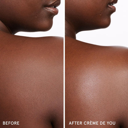 Glossier Crème de You Dry-Touch Body Butter – Signature You Fragrance, 24-Hour Hydration for Dry Skin, Shea Butter & Jojoba Oil, Vegan, 215ml Avelisse