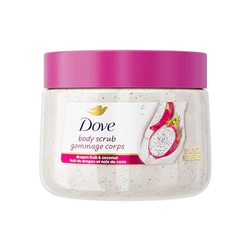 Dove Dragon Fruit & Coconut Cream Body Scrub – Exfoliating & Deeply Nourishing for Smooth, Radiant Skin, 15 oz - görsel 2