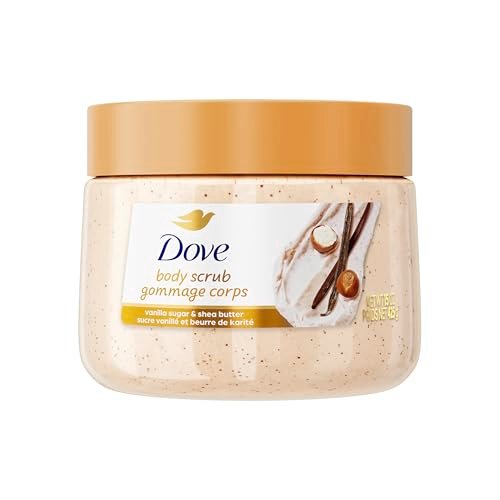 Dove Vanilla Sugar & Shea Butter Body Scrub - Exfoliates and Deeply Nourishes for Smooth, Radiant Skin, 15 oz - görsel 2