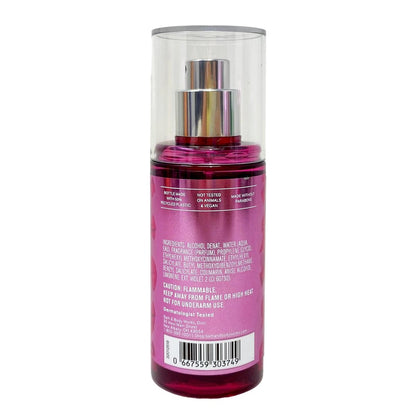 Bath & Body Works Perfect In Pink Mini Fragrance Mist and Body Cream Bundle with Himalayan Salts Springs Sample Soap - Travel Size