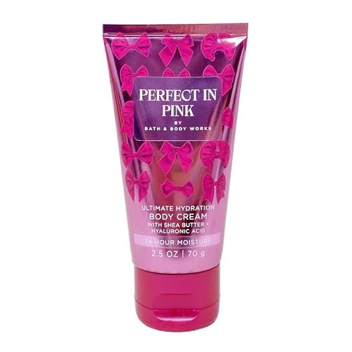 Bath & Body Works Perfect In Pink Mini Fragrance Mist and Body Cream Bundle with Himalayan Salts Springs Sample Soap - Travel Size - görsel 4