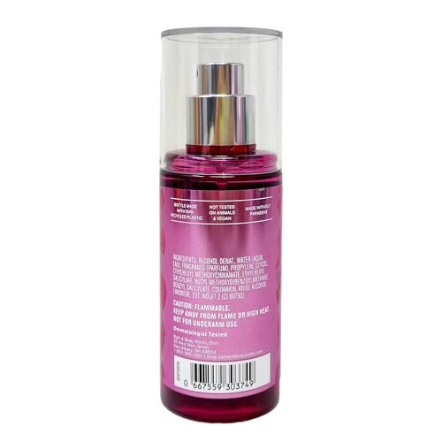 Bath & Body Works Perfect In Pink Mini Fragrance Mist and Body Cream Bundle with Himalayan Salts Springs Sample Soap - Travel Size - görsel 10