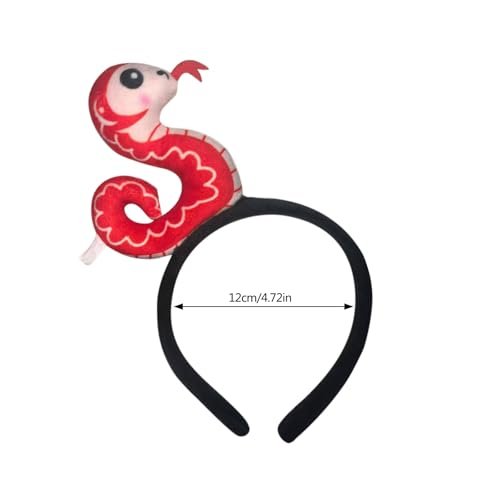 New Year's Party Essential Soft Fabric Snake Headband – Flexible Sizing for Kids and Adults, Fun Fashion Headpiece - görsel 6