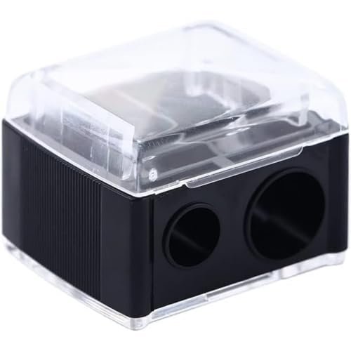 Zenarao Dual-Hole Eyeliner Pencil Sharpener - Precision Makeup Sharpener for Eyeliners and Pencils, Black - görsel 16