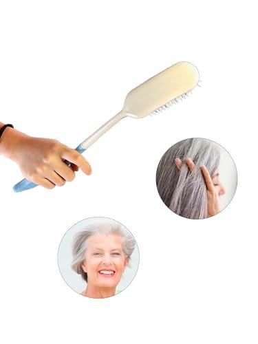 KooingTech Long Handled Hair Brush for Elderly & Disabled – 14 Inch Extended Handle Brush for Easy Hair Care - görsel 12
