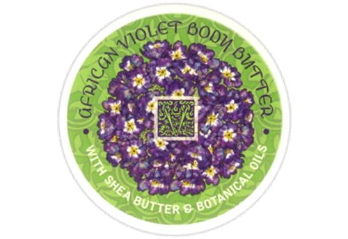Greenwich Bay Trading Co. Scented Botanic Body Butter - African Violet, 8 oz. - Luxurious Hydration with Shea & Cocoa Butter, Vitamin E - görsel 1