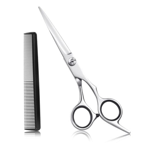 ESVIENS Hair Cutting Scissors 6.5" – Professional Stainless Steel Barber Shears for Men & Women, Salon & Home Trimming - görsel 2