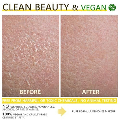 YOUFE Vitamin E Cleansing Balm (3oz) – Removes Waterproof Makeup & SPF, Hydrating, No Double Cleanse, Korean Oil-Based, Vegan, Travel-Friendly Tin with Magnetic Spatula, For All Skin Types