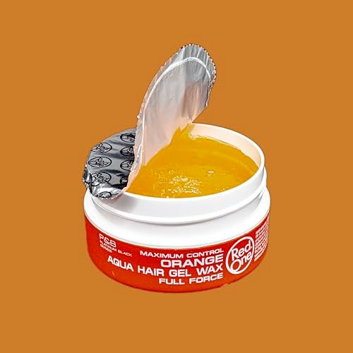 Redone Hair Styling Wax Orange 150ml | Ultra Hold Gel Wax for Men & Women | Melon Scent | High Shine, Non-Sticky Edge Control Wax | Long Lasting Professional Hair Styling Wax with Maximum Control - görsel 4