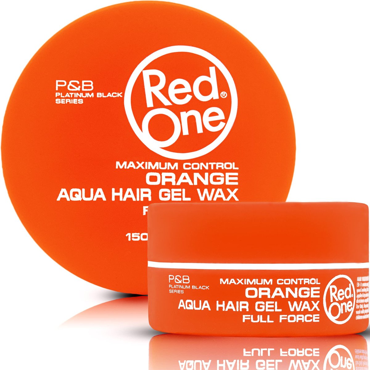 Redone Hair Styling Wax Orange 150ml | Ultra Hold Gel Wax for Men & Women | Melon Scent | High Shine, Non-Sticky Edge Control Wax | Long Lasting Professional Hair Styling Wax with Maximum Control - görsel 1