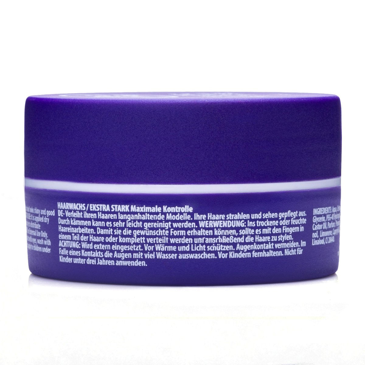 Redone Hair Styling Wax Violetta 150ml - Strong Hold & High Shine Gel Wax for Men & Women, Lavender Scent, Long Lasting Edge Control & Wet Look - görsel 15