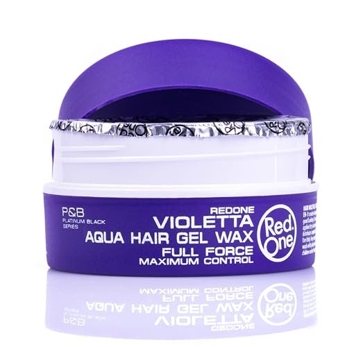 Redone Hair Styling Wax Violetta 150ml - Strong Hold & High Shine Gel Wax for Men & Women, Lavender Scent, Long Lasting Edge Control & Wet Look - görsel 12