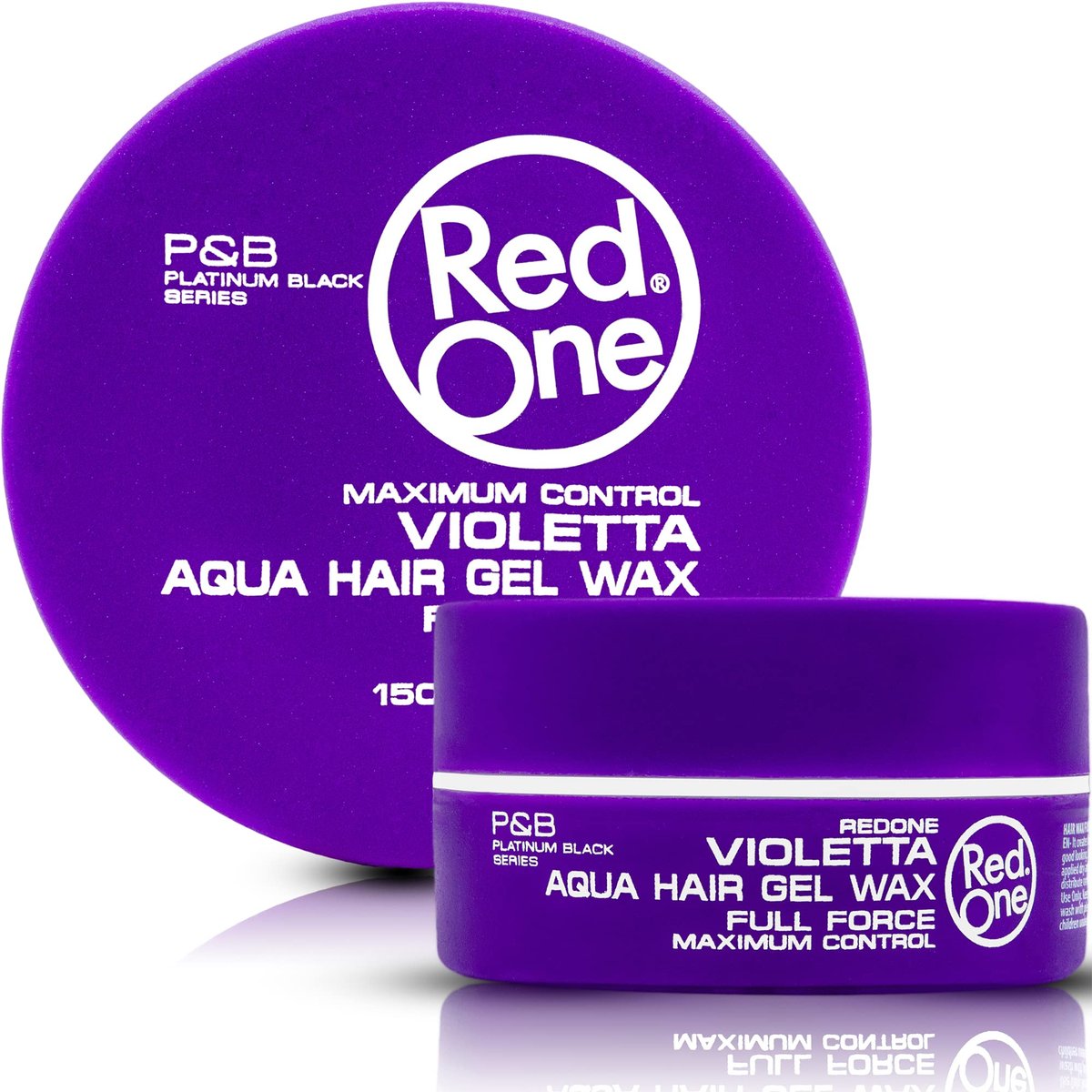 Redone Hair Styling Wax Violetta 150ml - Strong Hold & High Shine Gel Wax for Men & Women, Lavender Scent, Long Lasting Edge Control & Wet Look - görsel 1
