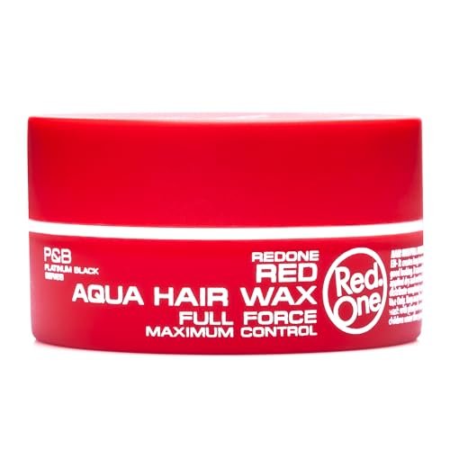 Redone Hair Wax Red 150ml Pack of 2 | Strong Hold & High Shine Hair Styling Wax for Men & Women | Strawberry Scent | Gel Wax for Hair, Beard & Moustache Control | Professional Long Lasting Finish Avelisse